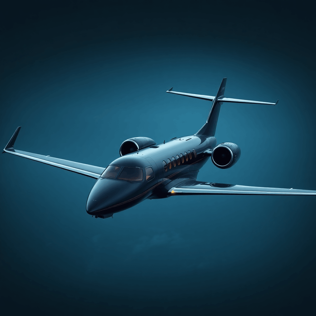 Private jet interior or operations team